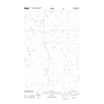 2013 Map of Alvin, 2013 Print