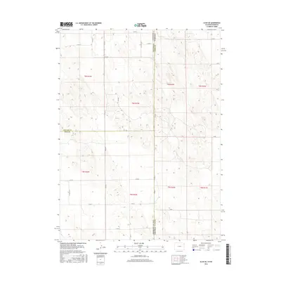 2016 Map of Alvin NE, 2016 Print