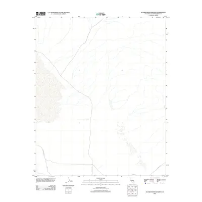 2012 Map of Alvord Mountain West, 2012 Print