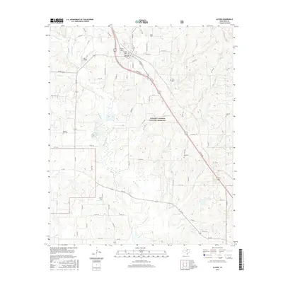 2016 Map of Alvord, 2016 Print