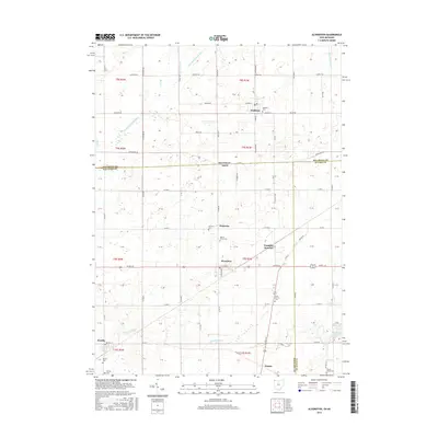 2016 Map of Alvordton, 2016 Print