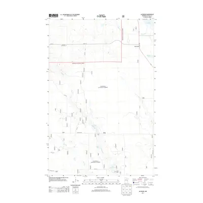 2013 Map of Alvwood, 2013 Print