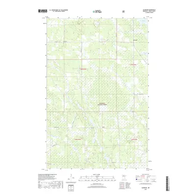 2019 Map of Alvwood, 2019 Print