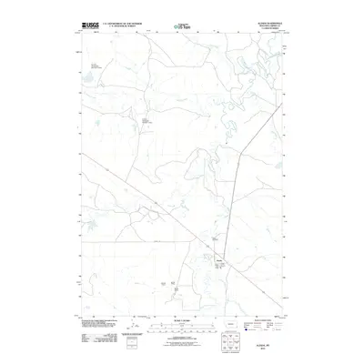 2011 Map of Alzada, 2011 Print