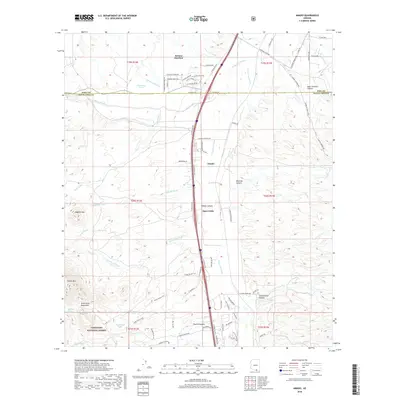2018 Map of Amado, 2018 Print