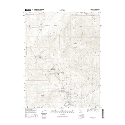 2015 Map of Amador City, 2015 Print