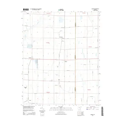 2014 Map of Amagon, 2014 Print