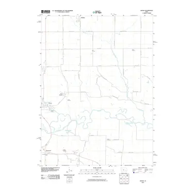 2010 Map of Amana, 2010 Print