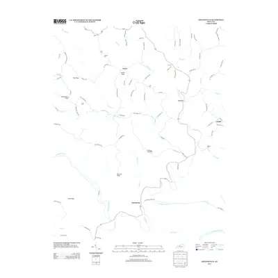 2013 Map of Amandaville, 2013 Print