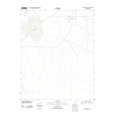 2012 Map of Amargosa Flat, 2012 Print