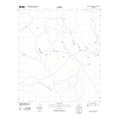 2010 Map of Amarilla Mountain, 2010 Print