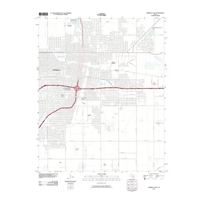 2010 Map of Amarillo East, 2010 Print