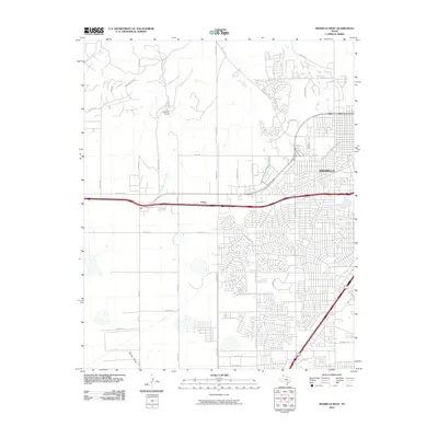 2010 Map of Amarillo West, 2010 Print