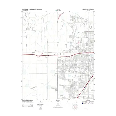 2012 Map of Amarillo West, 2012 Print