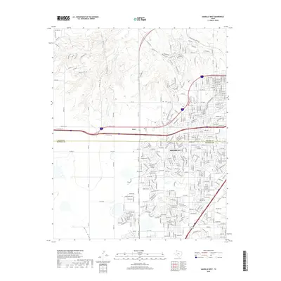 2019 Map of Amarillo West, 2019 Print