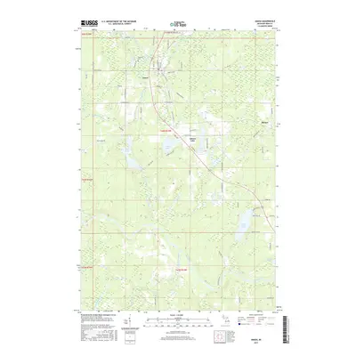 2017 Map of Amasa, 2017 Print