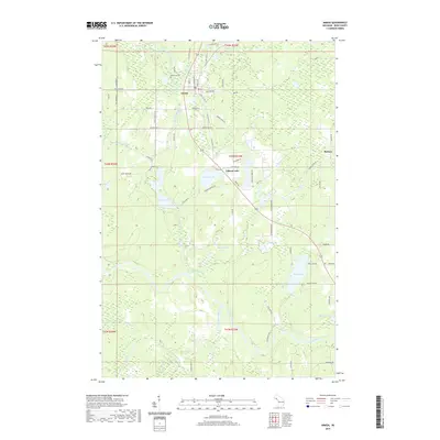 2019 Map of Amasa, 2019 Print