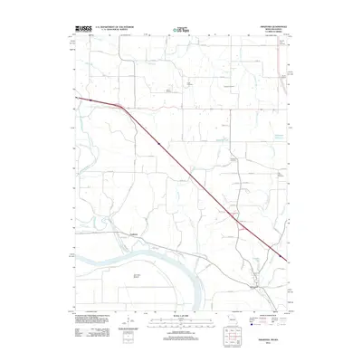 2012 Map of Amazonia, 2012 Print