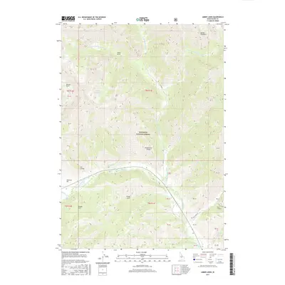 2017 Map of Amber Lakes, 2017 Print