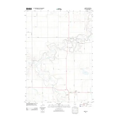 2013 Map of Amboy, 2013 Print