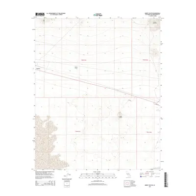 2015 Map of Amboy Crater, 2015 Print