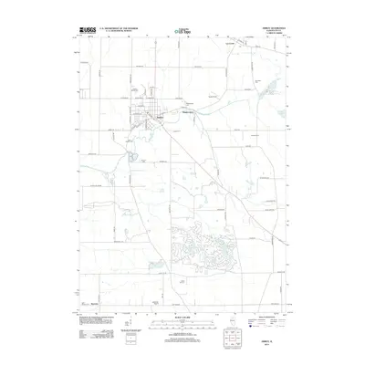 2012 Map of Amboy, 2012 Print