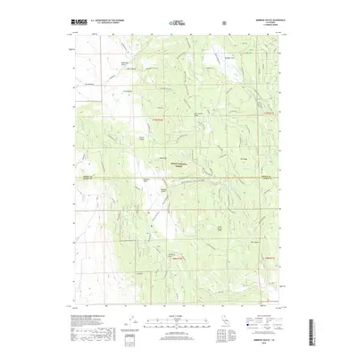 2018 Map of Ambrose Valley, 2018 Print