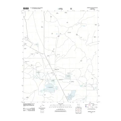 2011 Map of Ambrosia Lake, 2011 Print