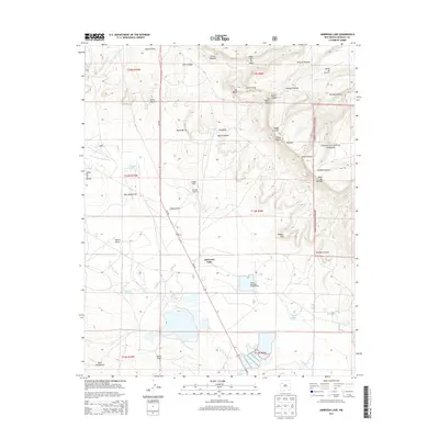 2013 Map of Ambrosia Lake, 2013 Print