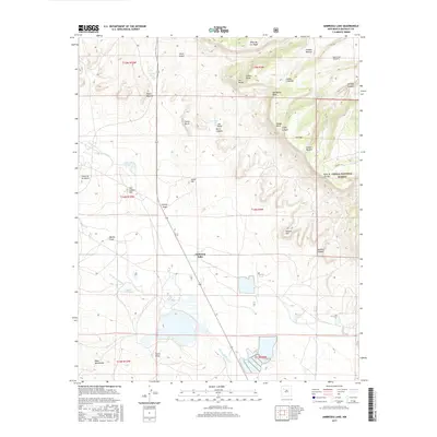 2017 Map of Ambrosia Lake, 2017 Print