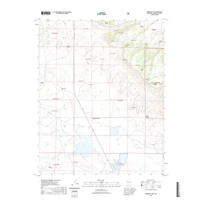 2020 Map of Ambrosia Lake, 2020 Print