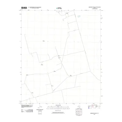 2010 Map of Amburgey Ranch, 2010 Print
