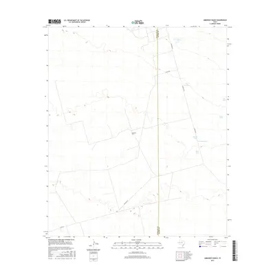 2016 Map of Amburgey Ranch, 2016 Print