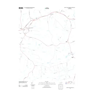 2013 Map of Amelia Court House, 2013 Print