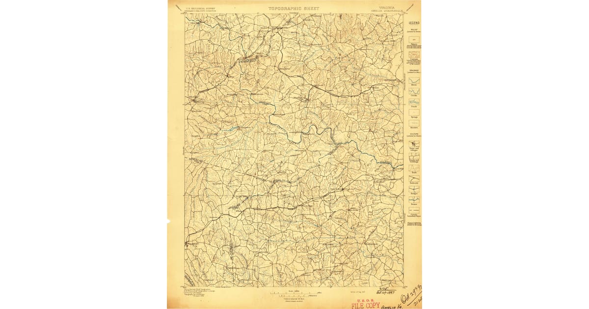 1800s 19th Century Maps of Amelia - Amelia Dinwiddie County Va Usgs Topo 1897 Og 1200x630 