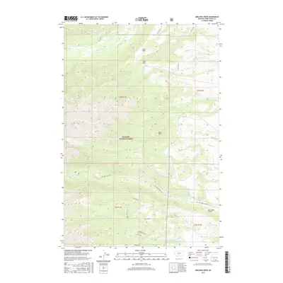 2017 Map of Amelong Creek, 2017 Print