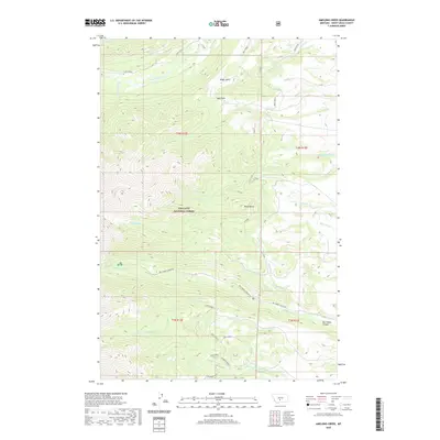 2020 Map of Amelong Creek, 2020 Print