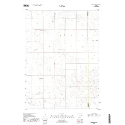 2017 Map of Amend Ranch, 2017 Print