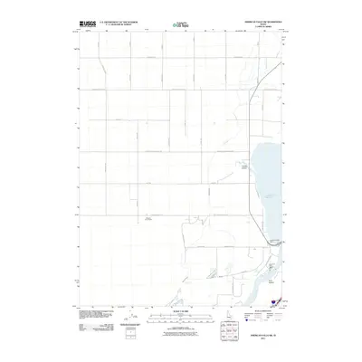 2011 Map of American Falls SW, 2011 Print