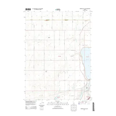 2013 Map of American Falls SW, 2013 Print