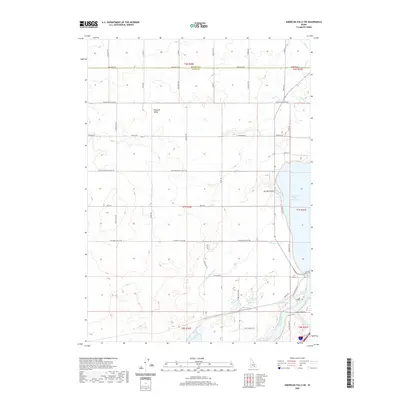 2020 Map of American Falls SW, 2020 Print