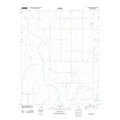 2012 Map of American Horse Lake, 2012 Print