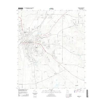 2014 Map of Americus, 2014 Print