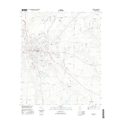 2017 Map of Americus, 2017 Print