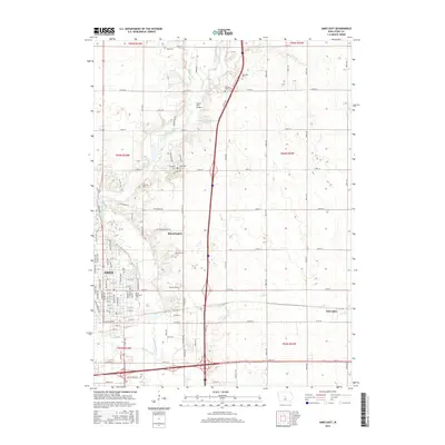 2015 Map of Ames East, 2015 Print