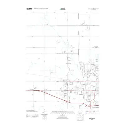 2013 Map of Ames West, 2013 Print
