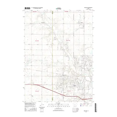 2015 Map of Ames West, 2015 Print