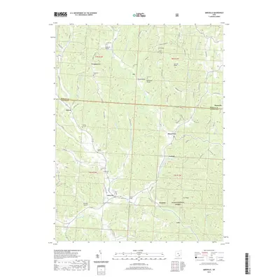 2019 Map of Amesville, 2019 Print