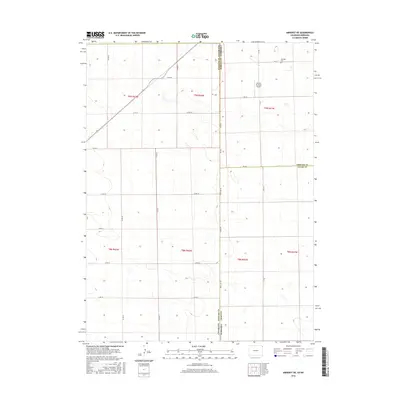 2016 Map of Amherst NE, 2016 Print