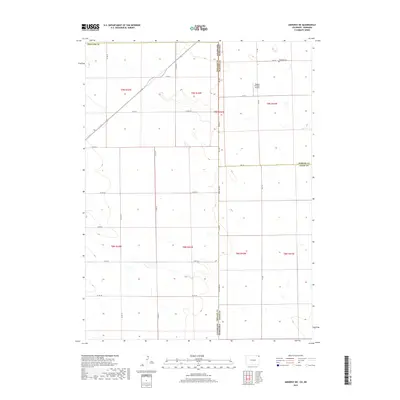 2019 Map of Amherst NE, 2019 Print